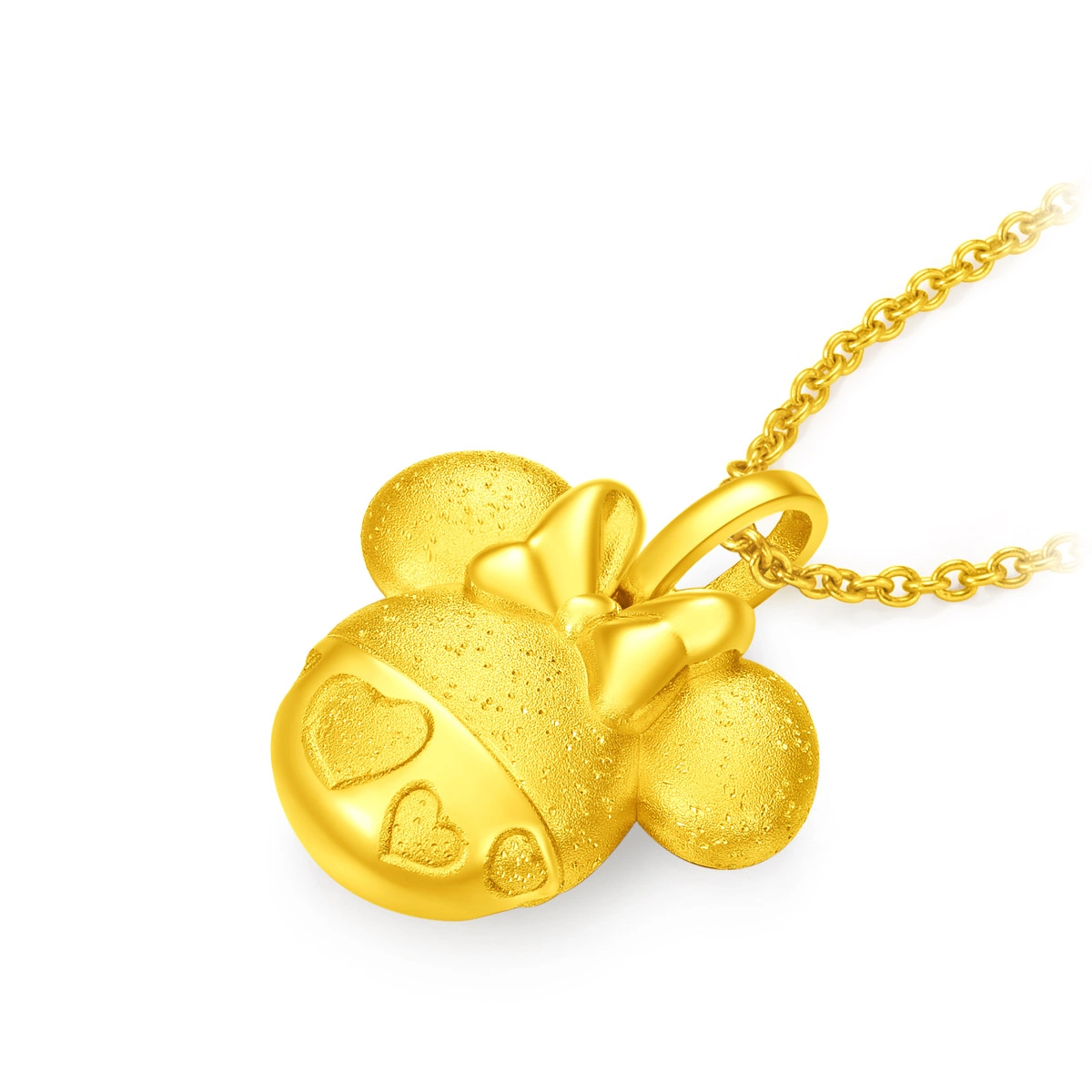 Minnie Mouse 999 Gold pendant