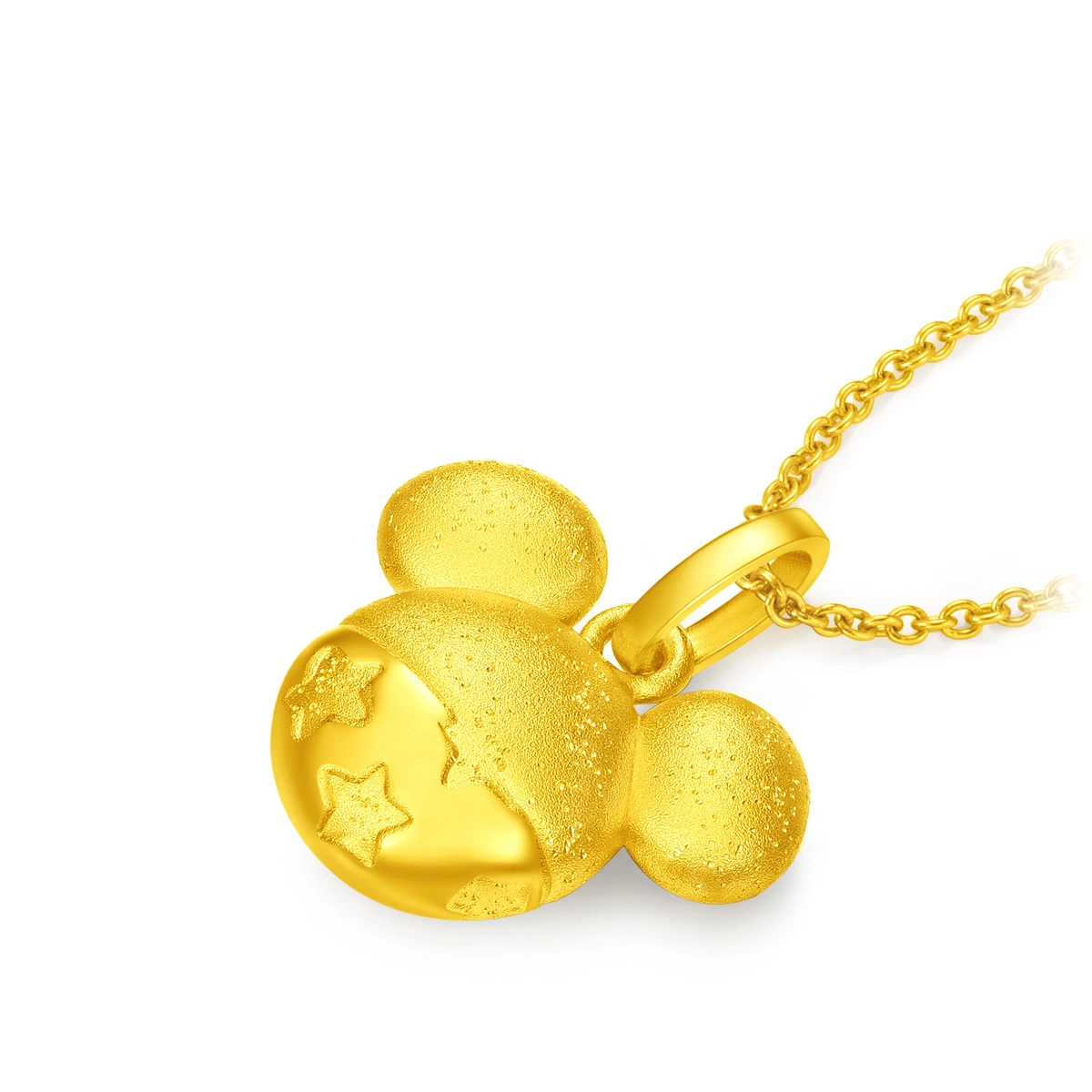 Mickey Mouse 999 Gold pendant