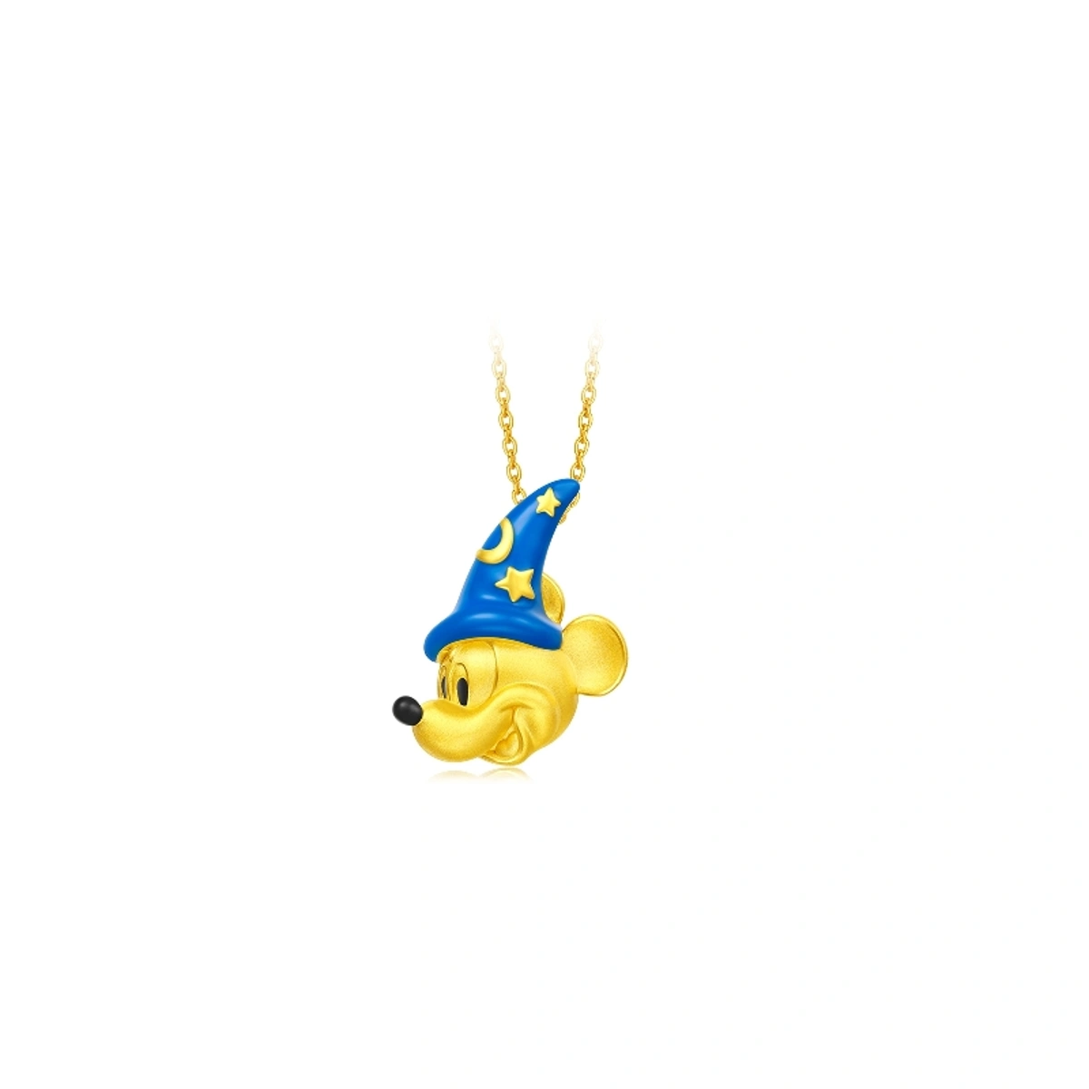 Sorcerer Mickey 999 Gold pendant
