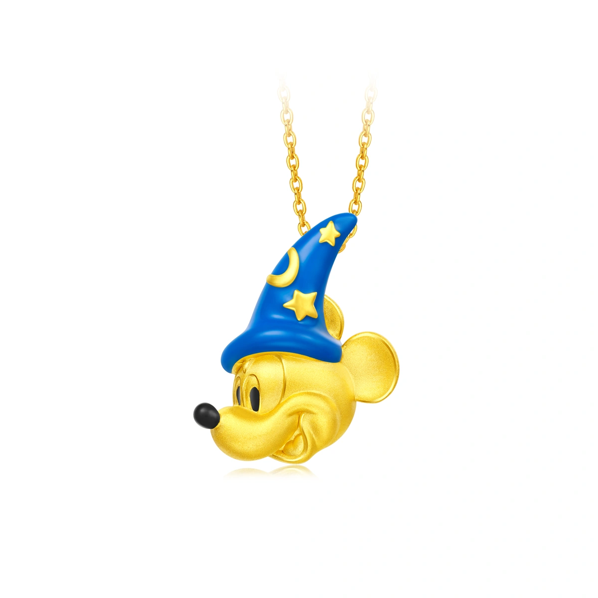 魔法師米奇999足金工藝精品吊墜