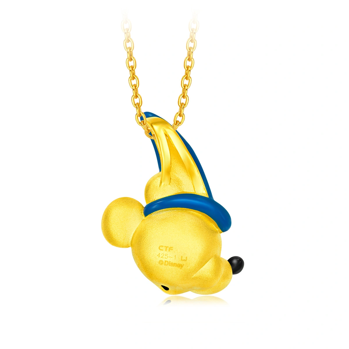 Sorcerer Mickey 999 Gold pendant