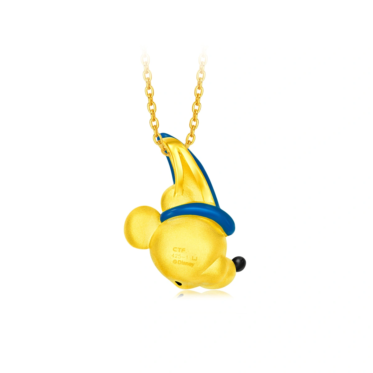 魔法師米奇999足金工藝精品吊墜