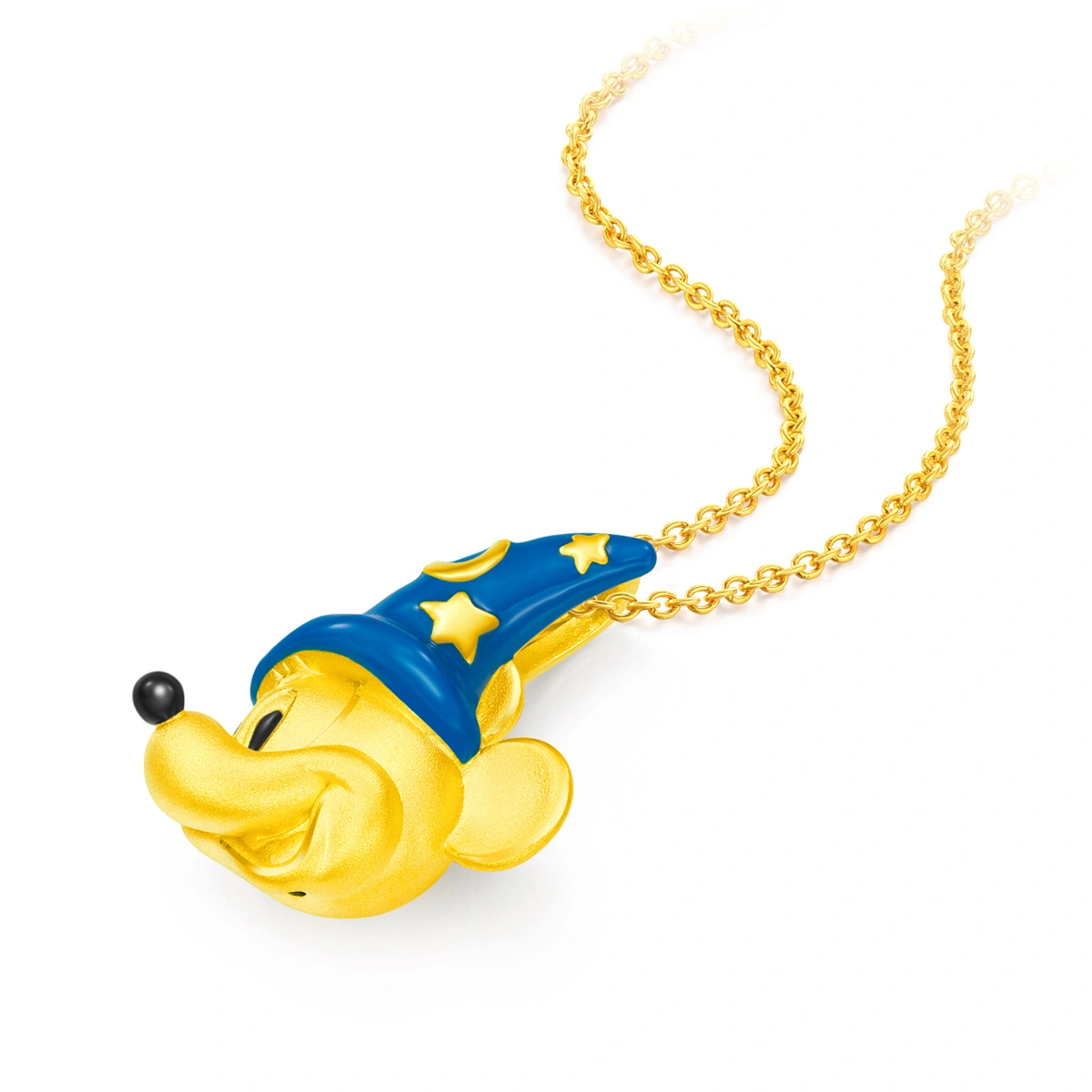 Sorcerer Mickey 999 Gold pendant
