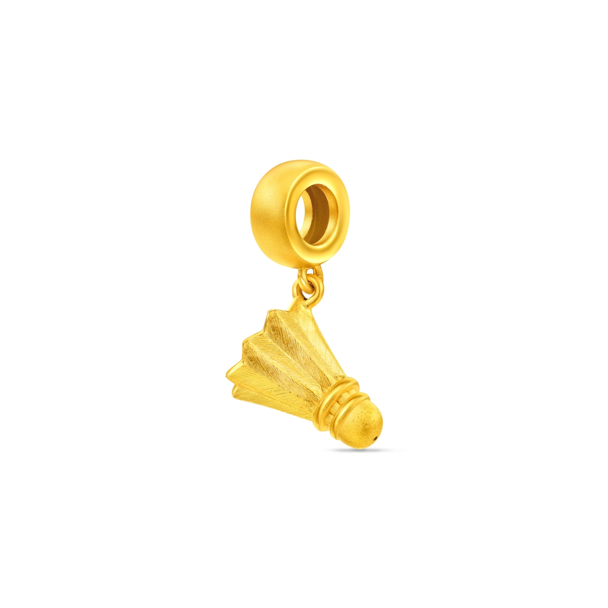 Shuttlecock 999 Gold charm