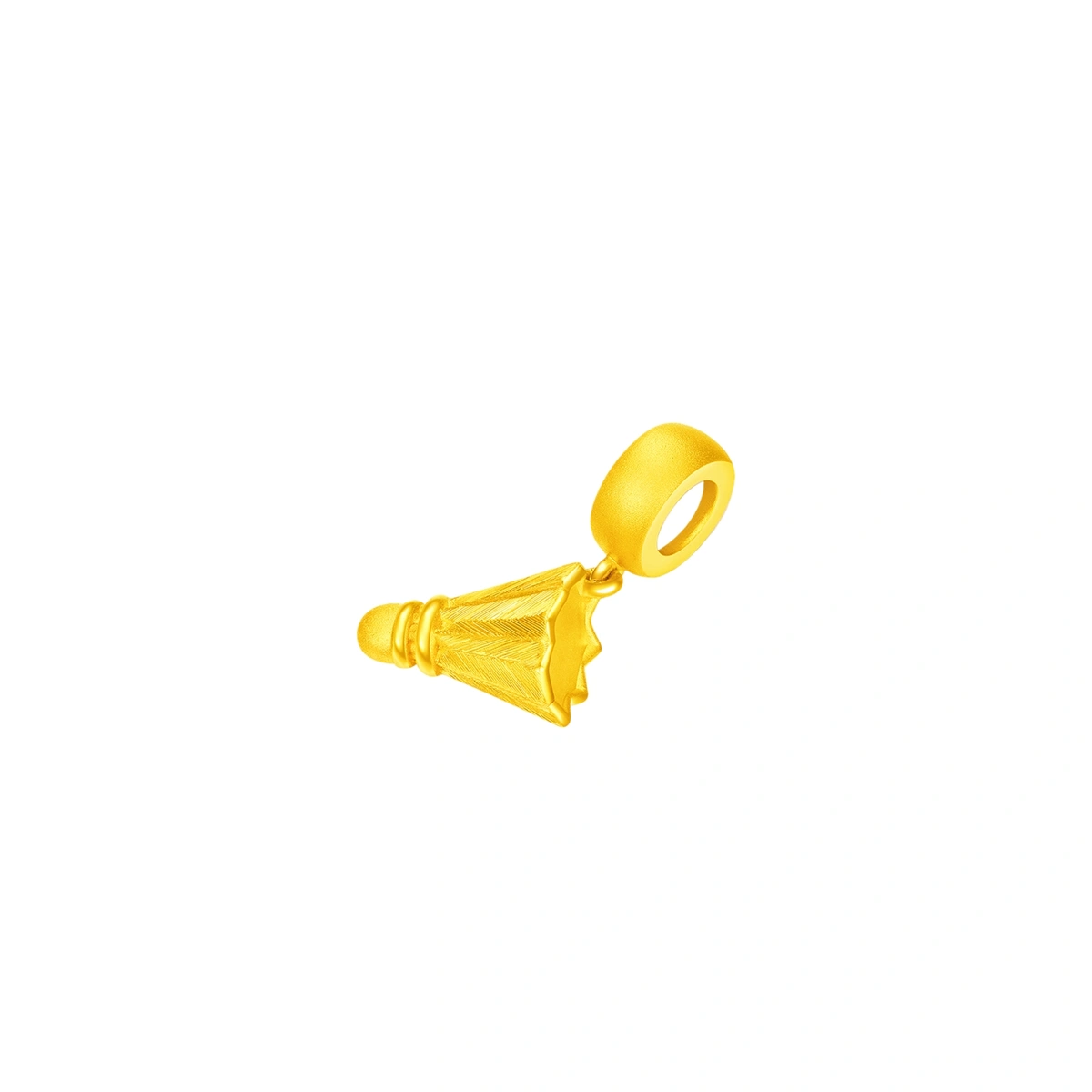 Shuttlecock 999 Gold charm