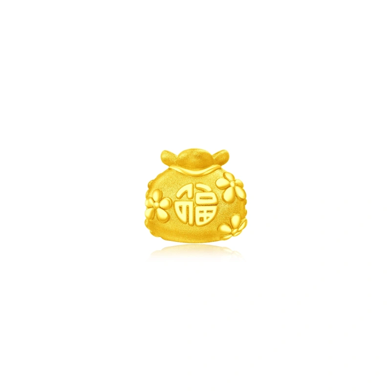 999 Gold charm
