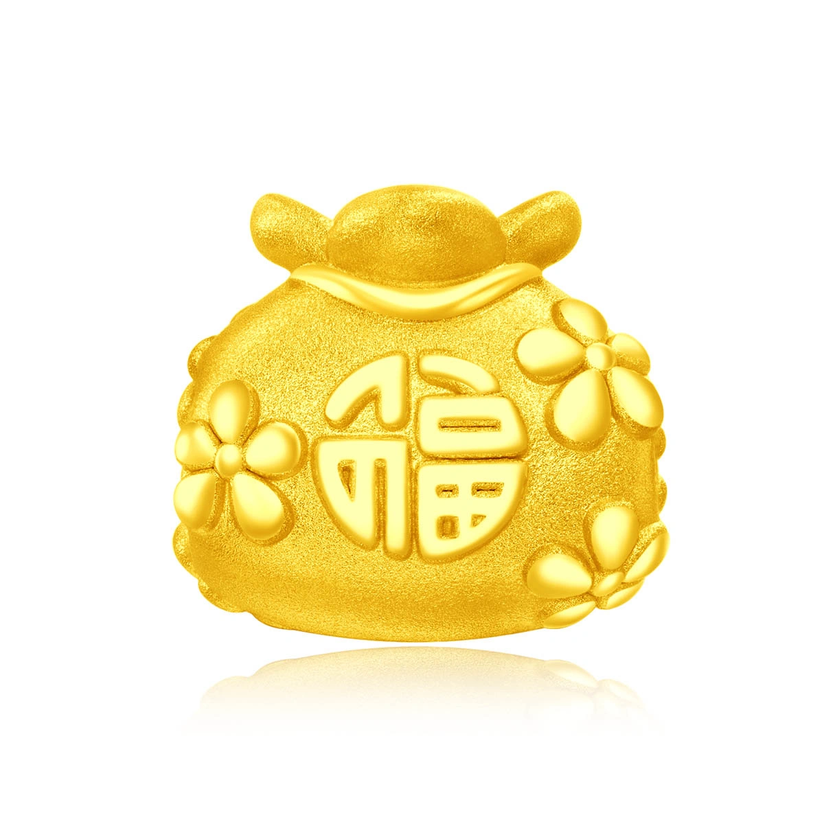999 Gold charm