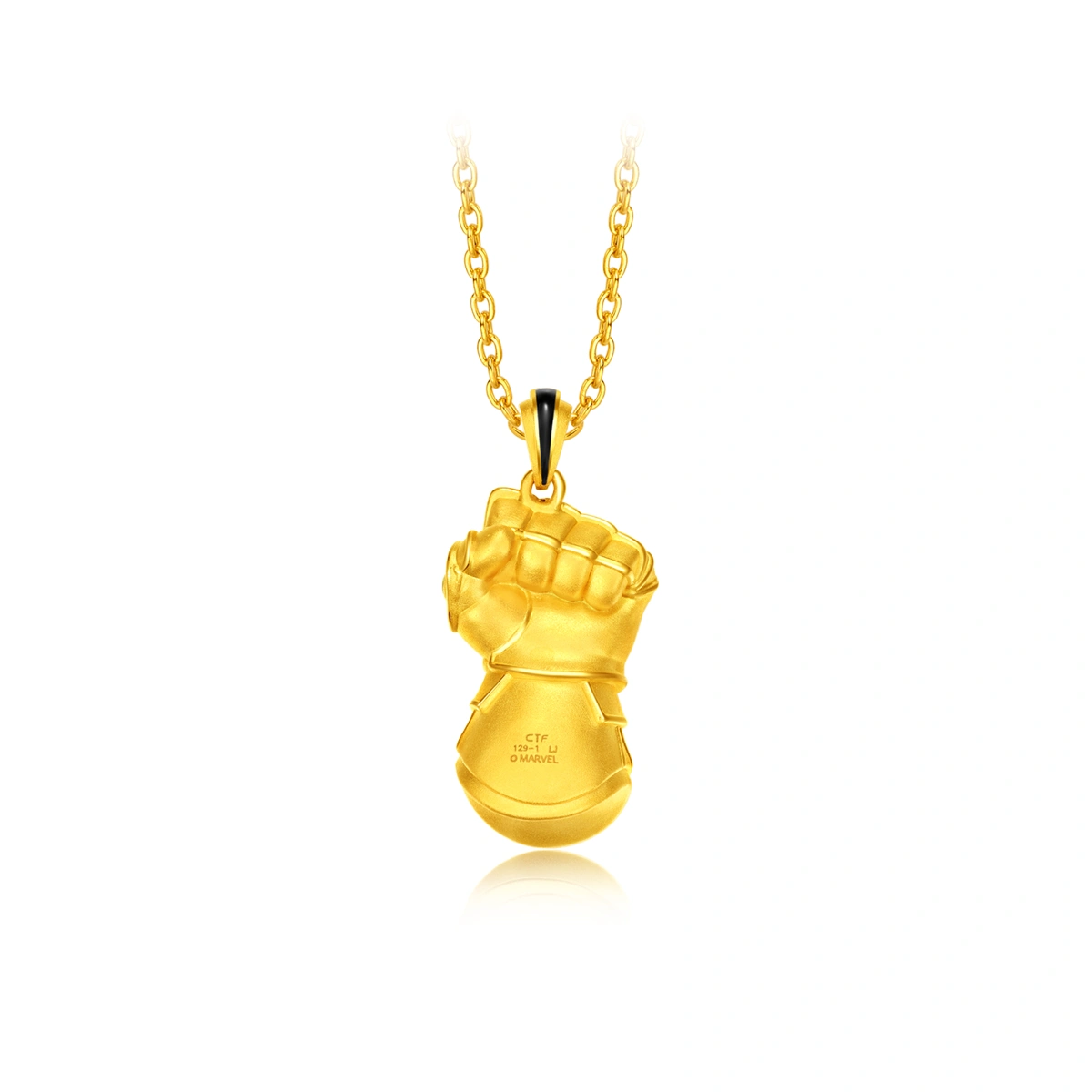 Infinity Gauntlet 999 Gold pendant