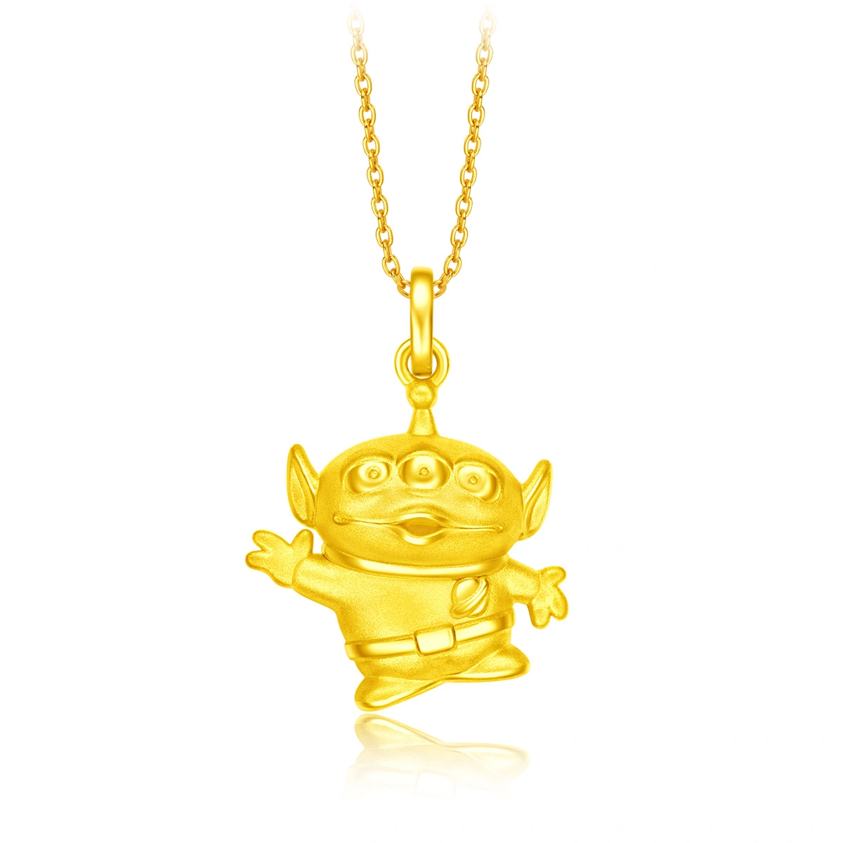 Alien 999 Gold pendant