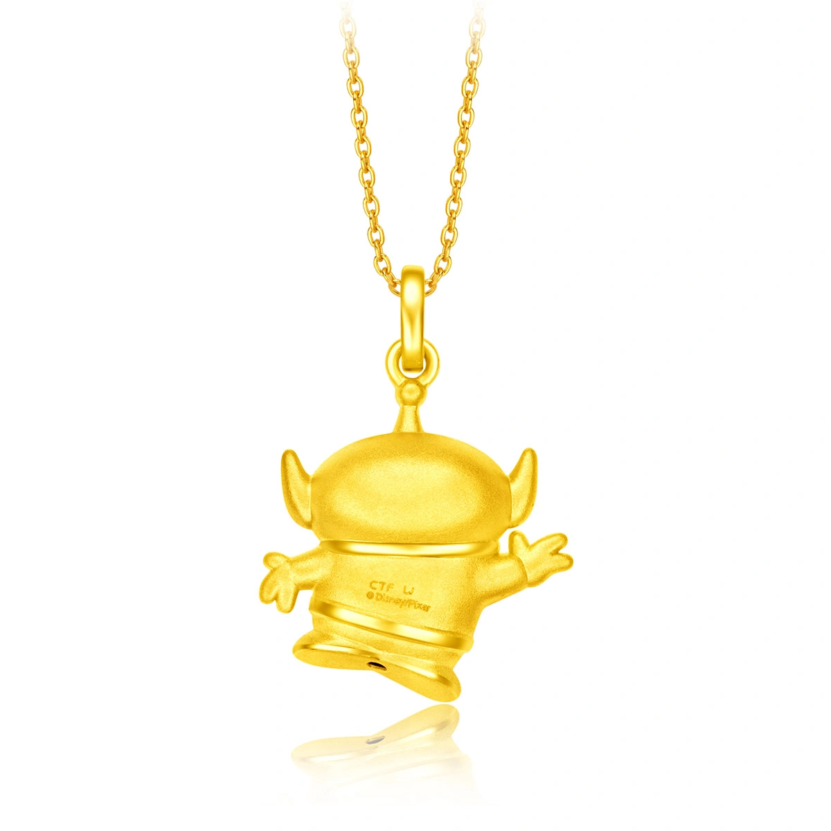 Alien 999 Gold pendant