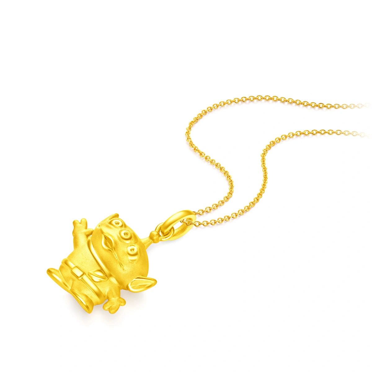 Alien 999 Gold pendant