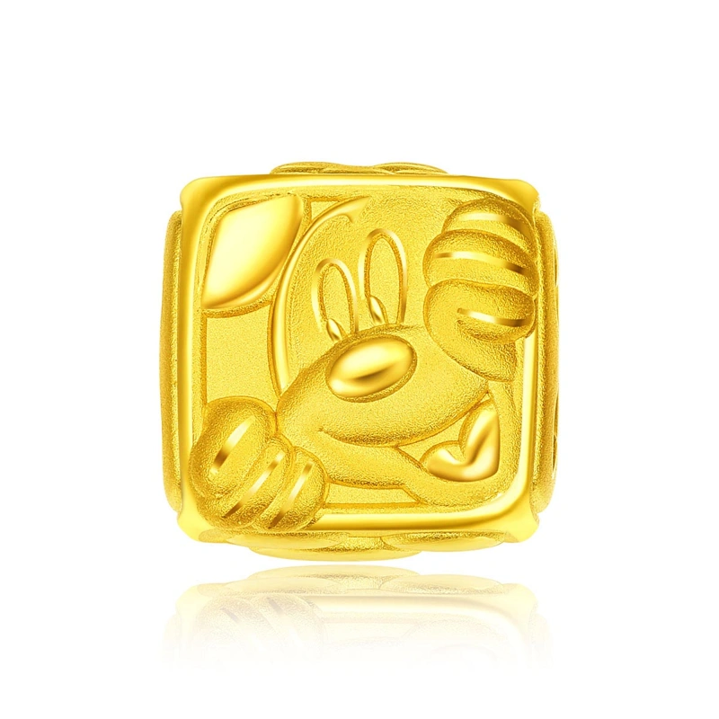 Mickey Mouse 999 Gold charm