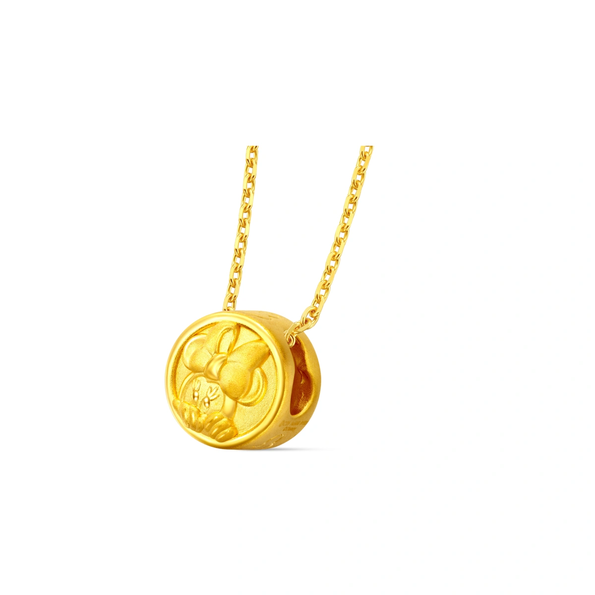 米妮老鼠999足金工藝精品串飾