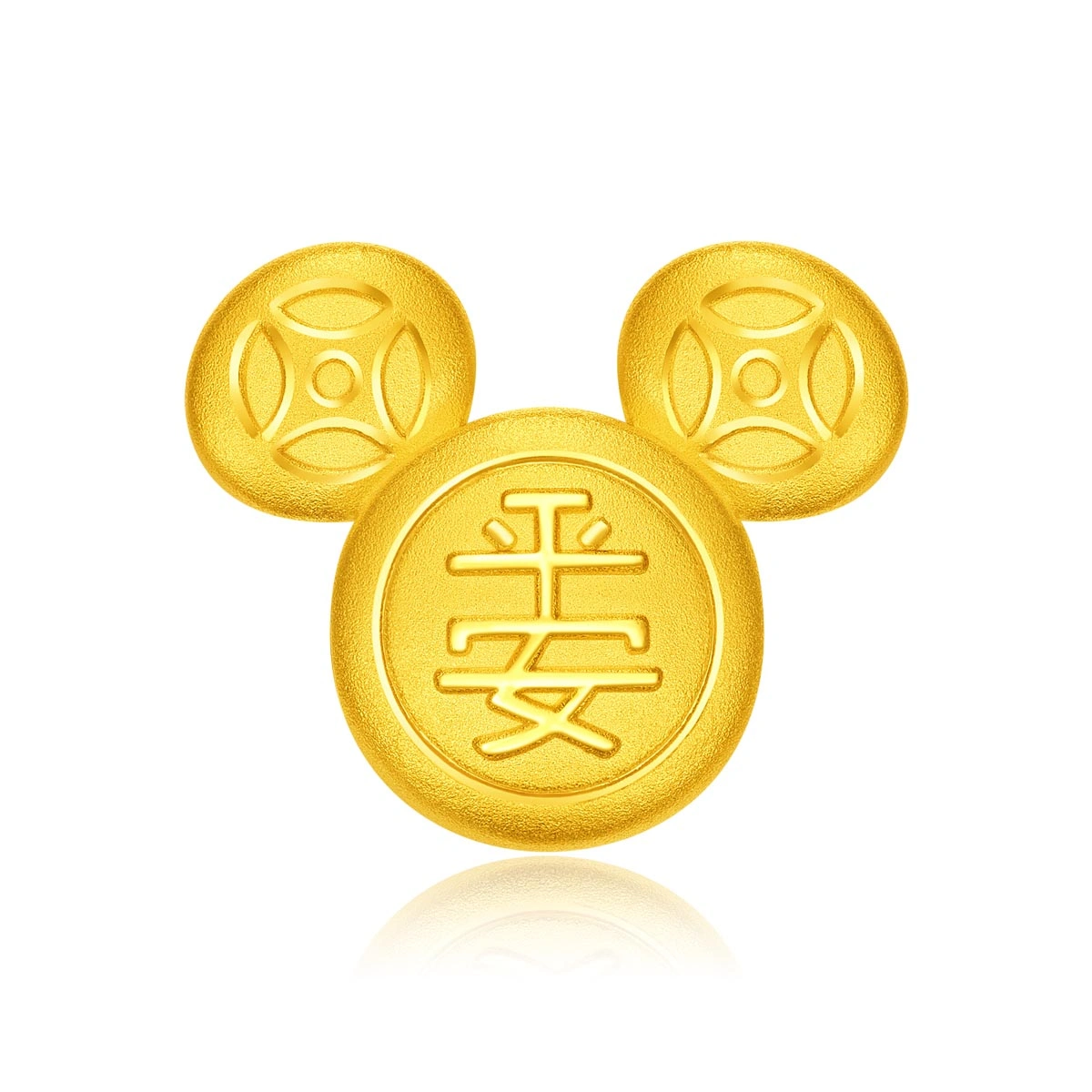 Mickey Mouse 999 Gold charm