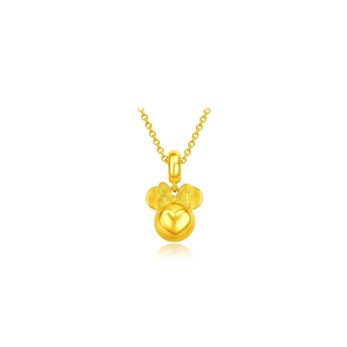 Minnie Mouse 999 Gold charm