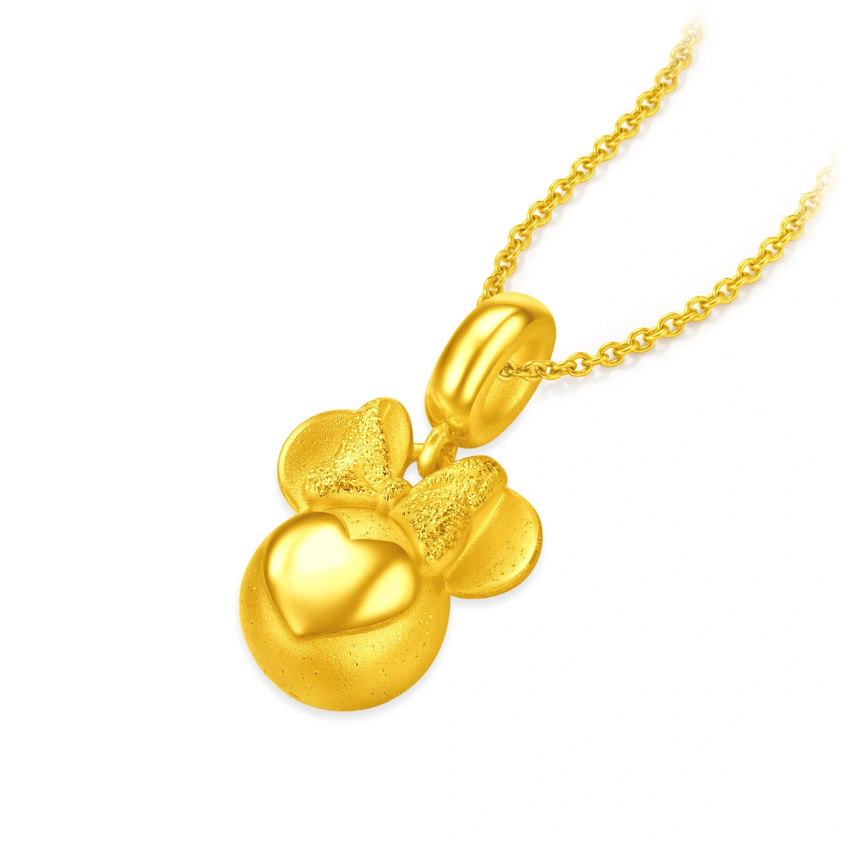 Minnie Mouse 999 Gold charm