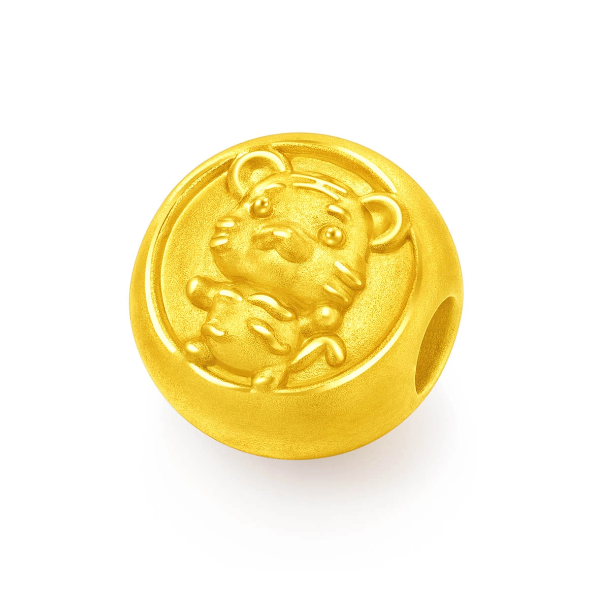 虎年生肖999足金工藝精品串飾