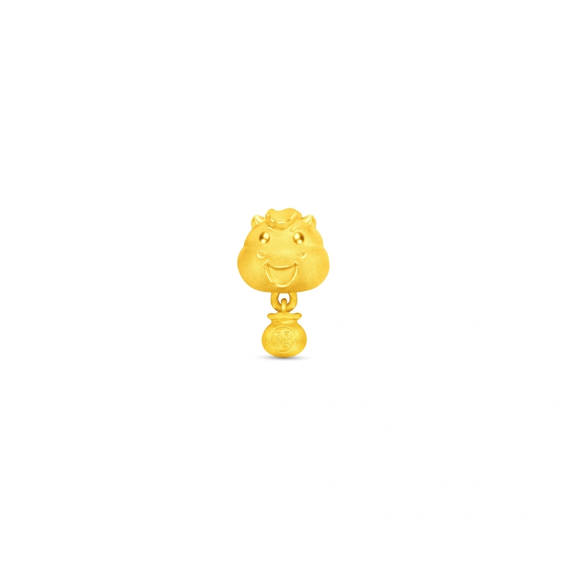 999 Gold charm