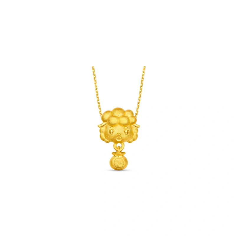 999 Gold charm