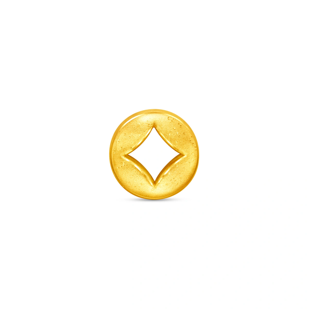 999 Gold charm