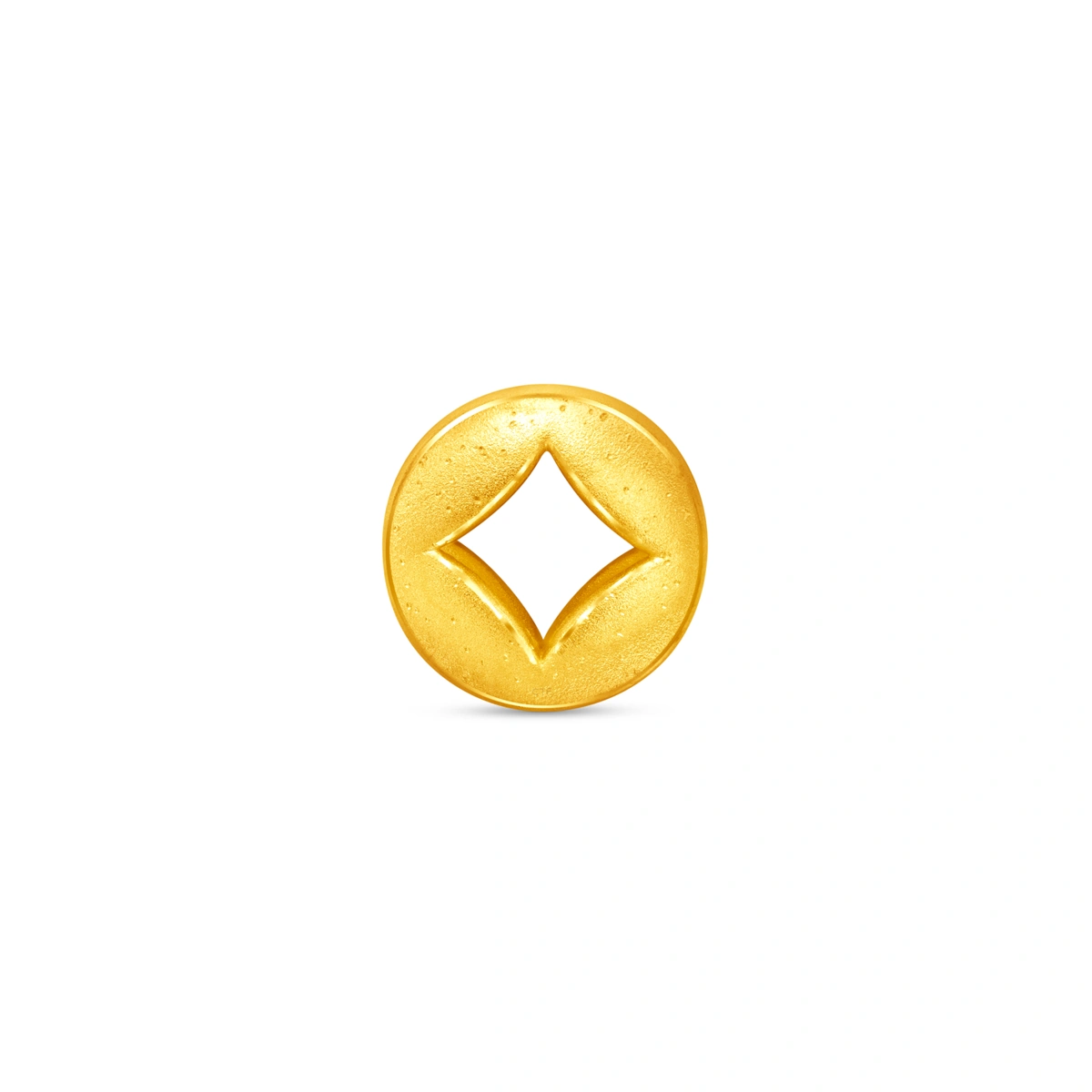 999 Gold charm