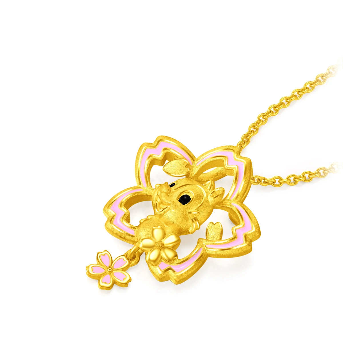 Cherry Blossoms Collection - Chip 999 Gold pendant