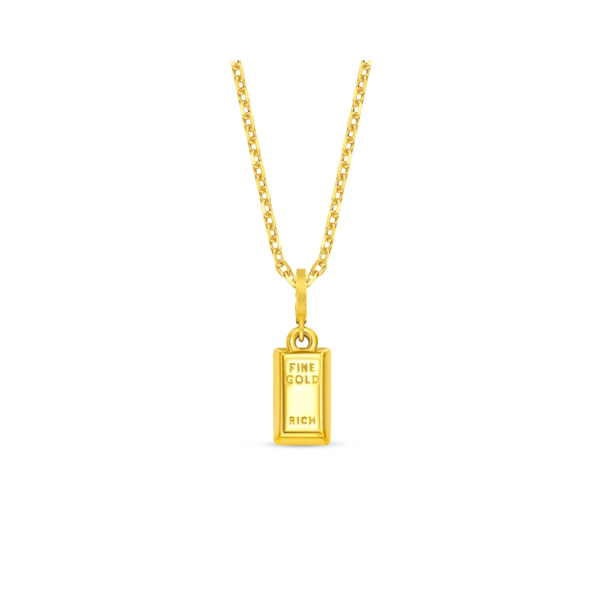 Gold Brick (Small) 999 Gold charm