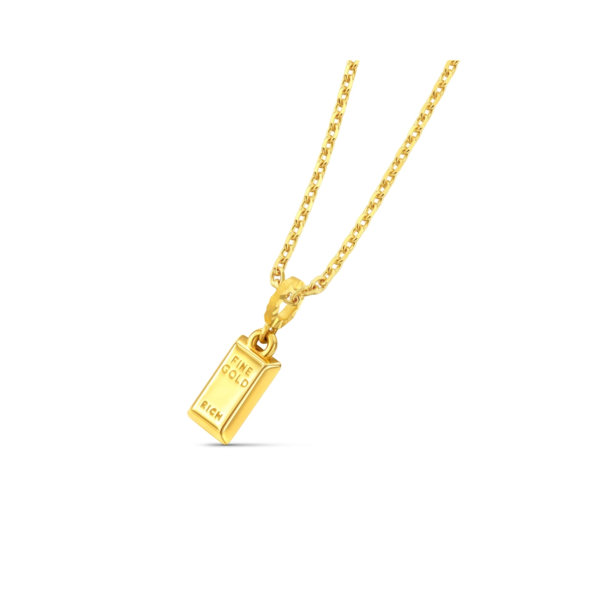 Gold Brick (Small) 999 Gold charm
