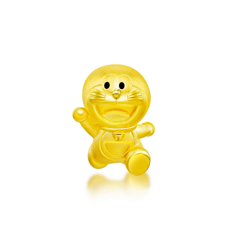 多啦A夢999足金工藝精品吊墜