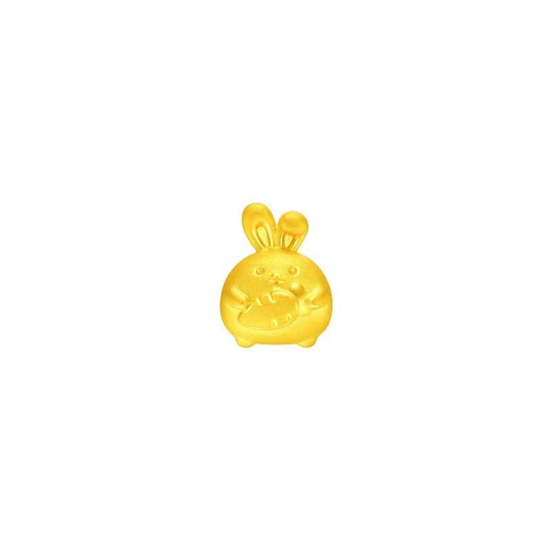 999 Gold charm