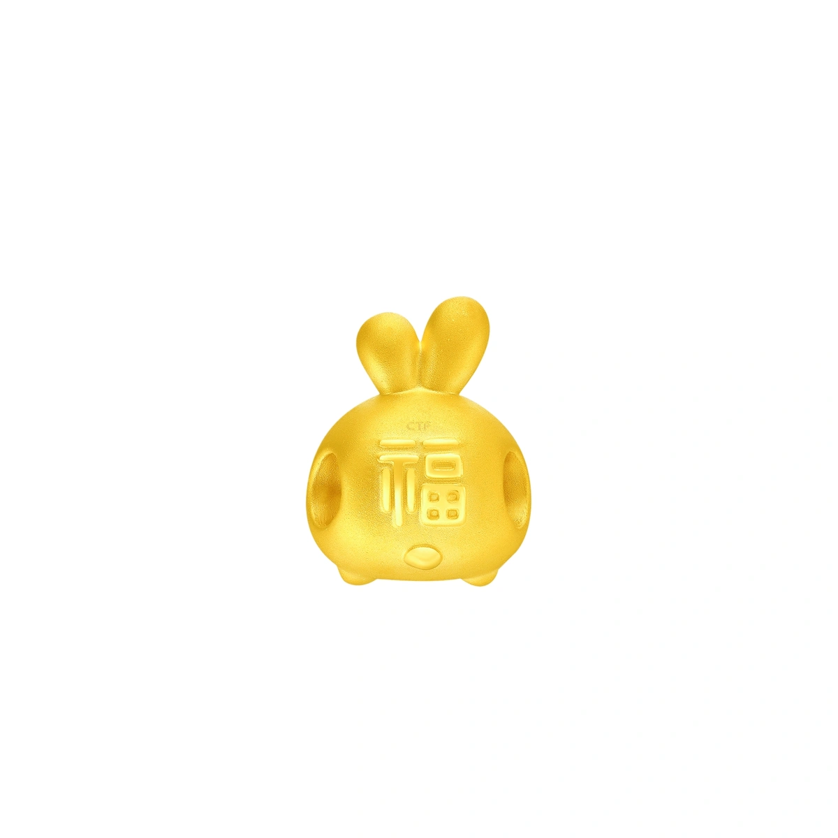 抱蘿蔔兔999足金工藝精品串飾