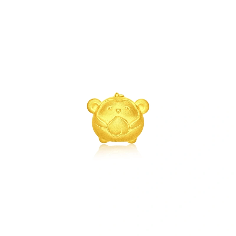 999 Gold charm