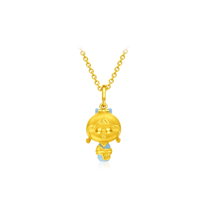 Kokeshi Collection - Tamae Kokeshi 999 Gold charm
