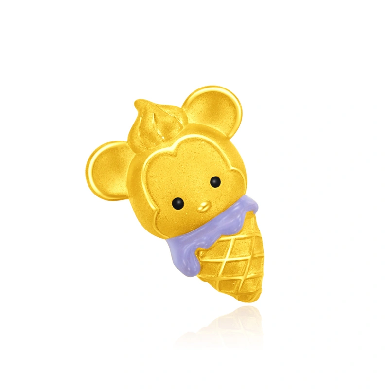 Ice-Cream Collection - Mickey Mouse 999 Gold charm