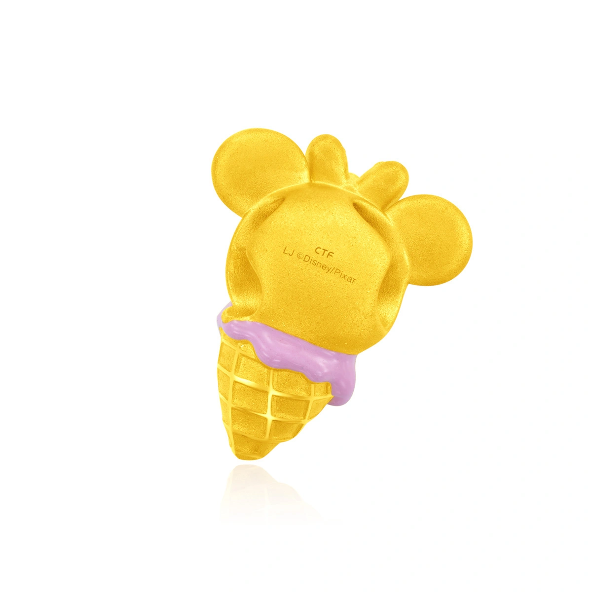 Ice-Cream Collection - Minnie Mouse 999 Gold charm