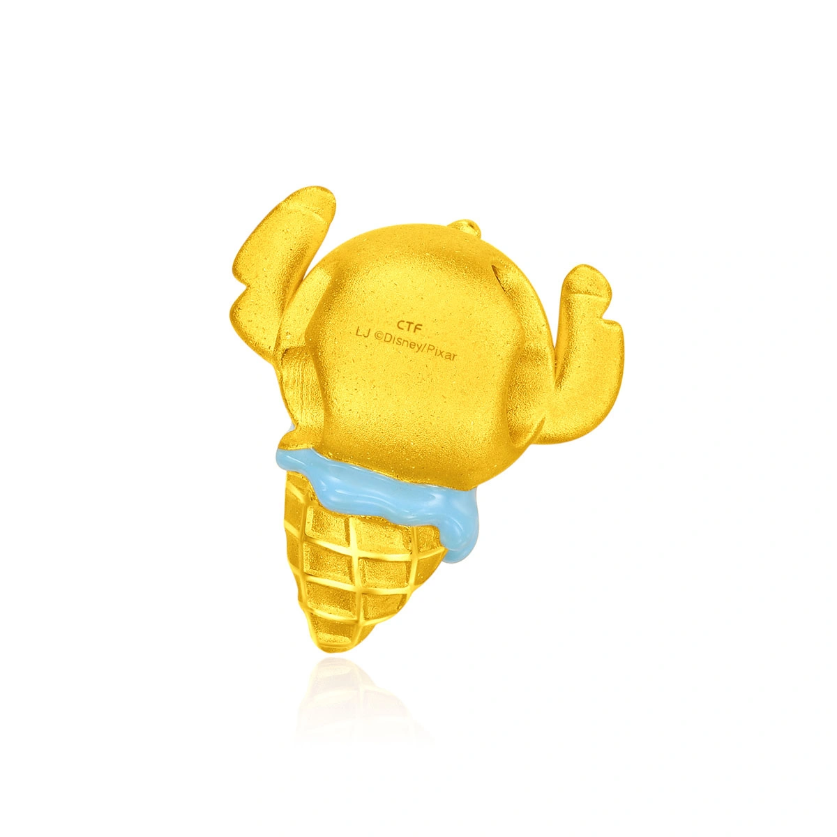 Ice-Cream Collection - Stitch 999 Gold charm