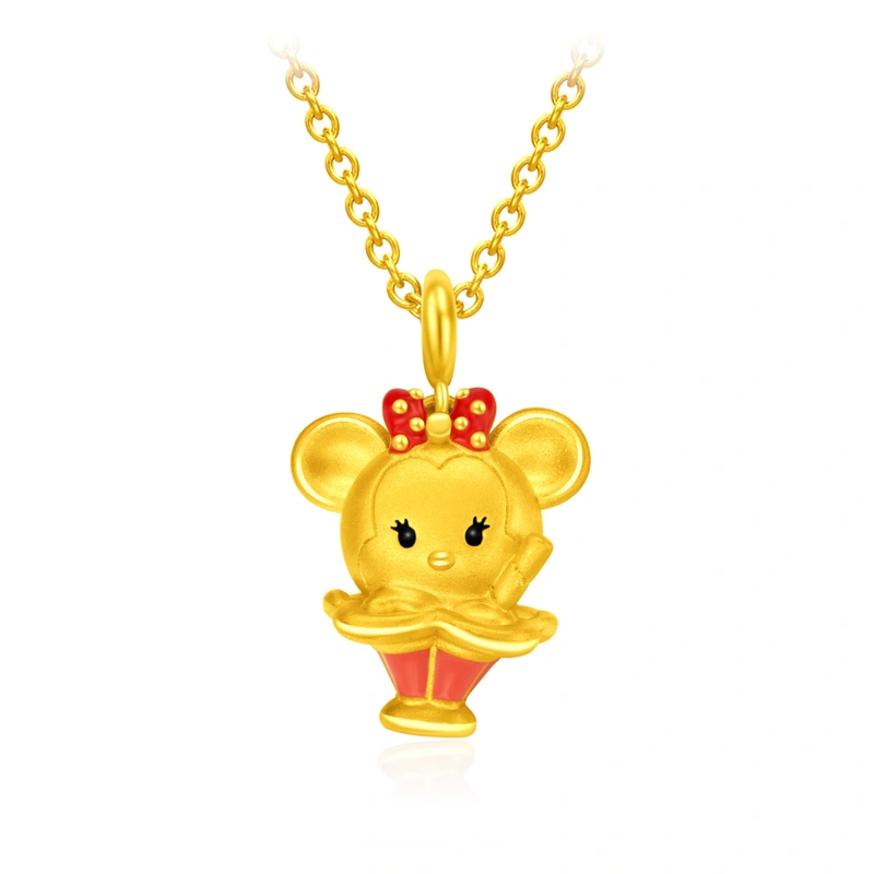 Ice-Cream Collection - Minnie Mouse 999 Gold charm