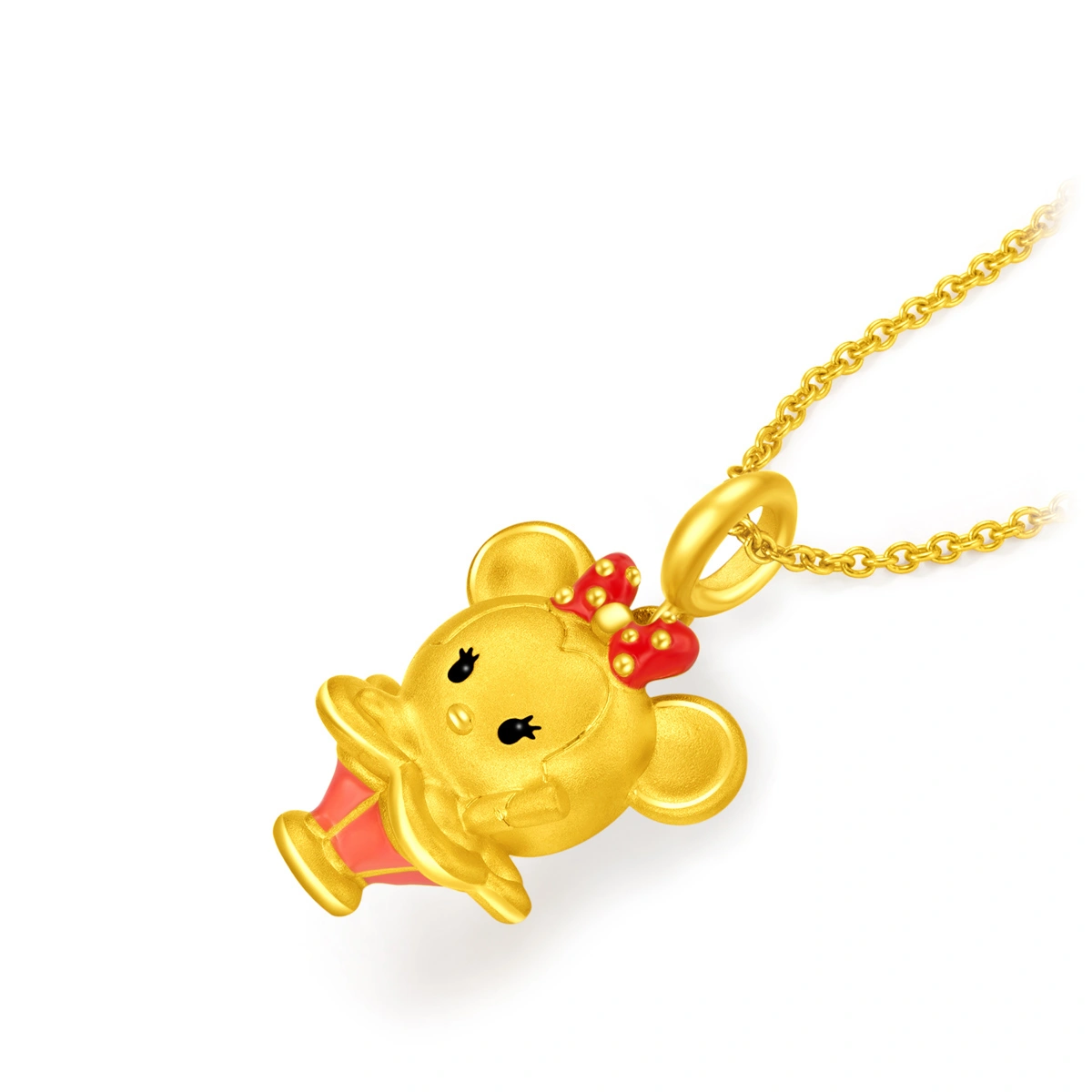 Ice-Cream Collection - Minnie Mouse 999 Gold charm