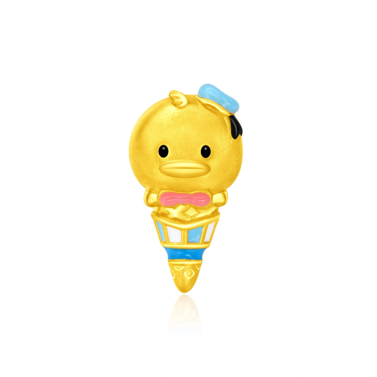 Ice-Cream Collection - Donald Duck 999 Gold charm