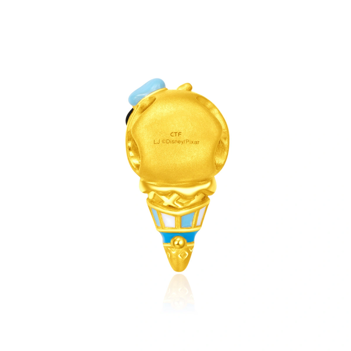 Ice-Cream Collection - Donald Duck 999 Gold charm
