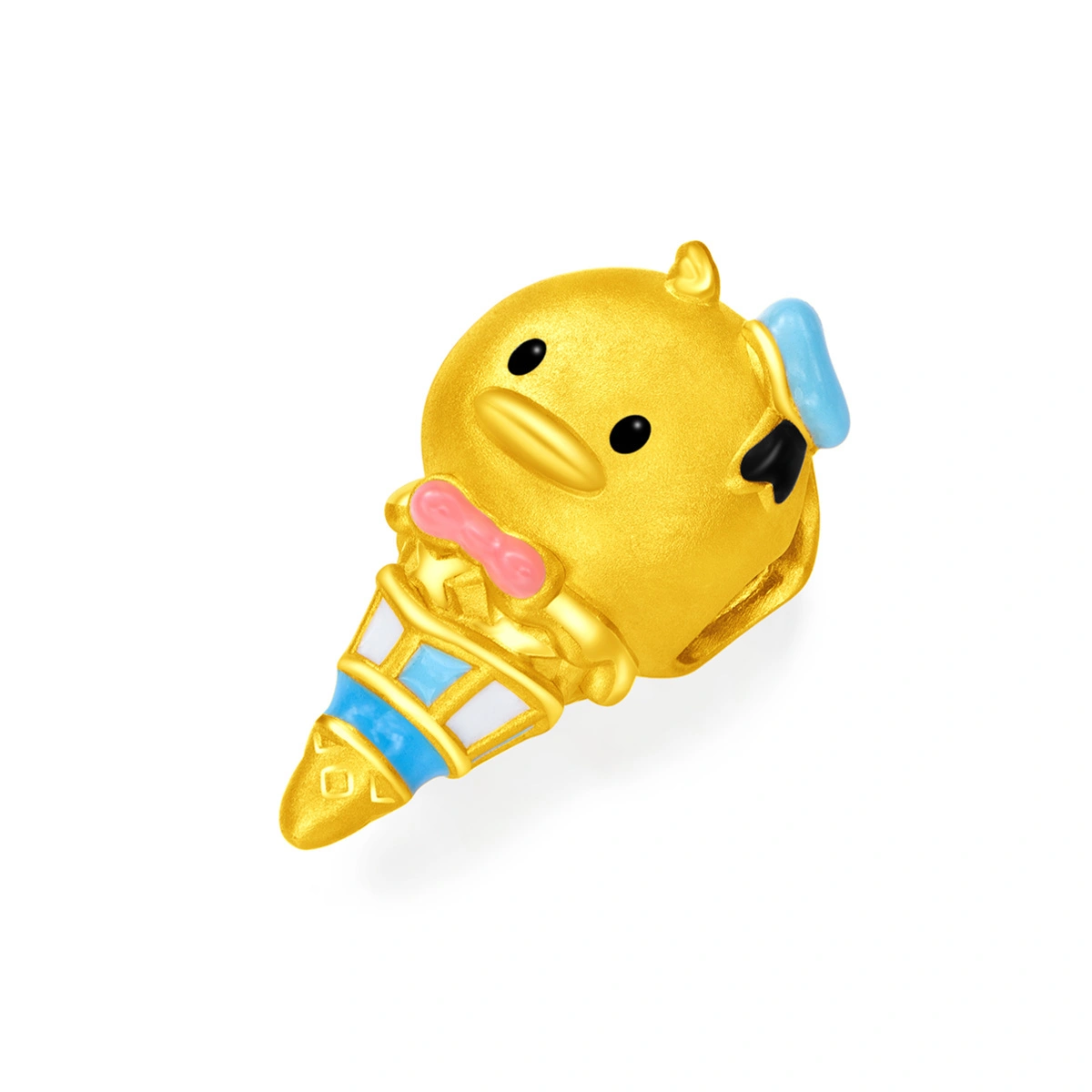 Ice-Cream Collection - Donald Duck 999 Gold charm
