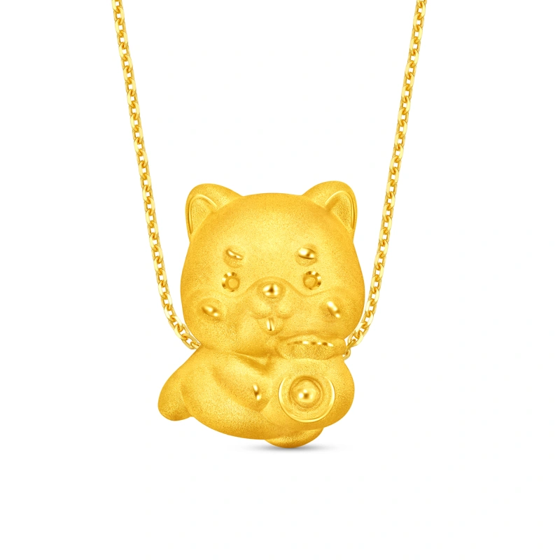 999 Gold pendant