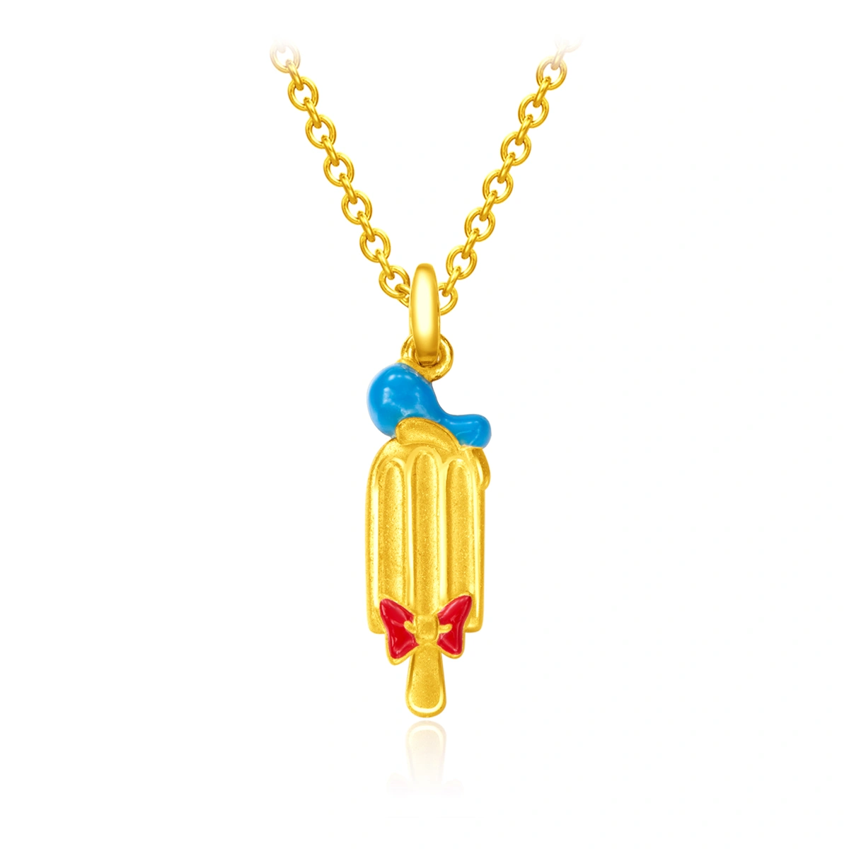 Ice-Cream Collection - Donald Duck 999 Gold pendant