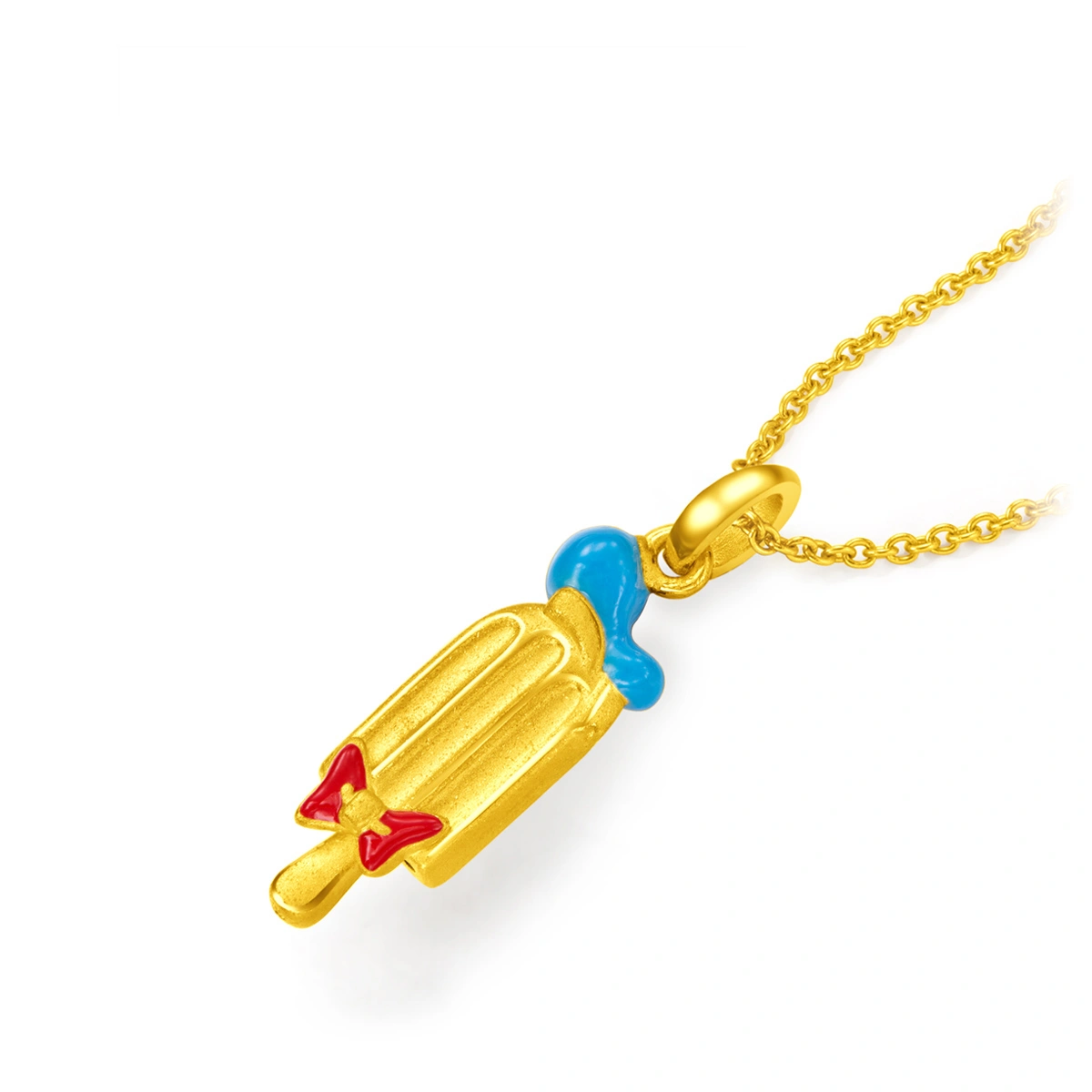 Ice-Cream Collection - Donald Duck 999 Gold pendant