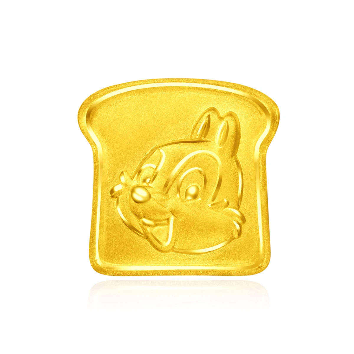 Foodie系列 - 鋼牙奇奇與大鼻帝帝999足金工藝精品串飾