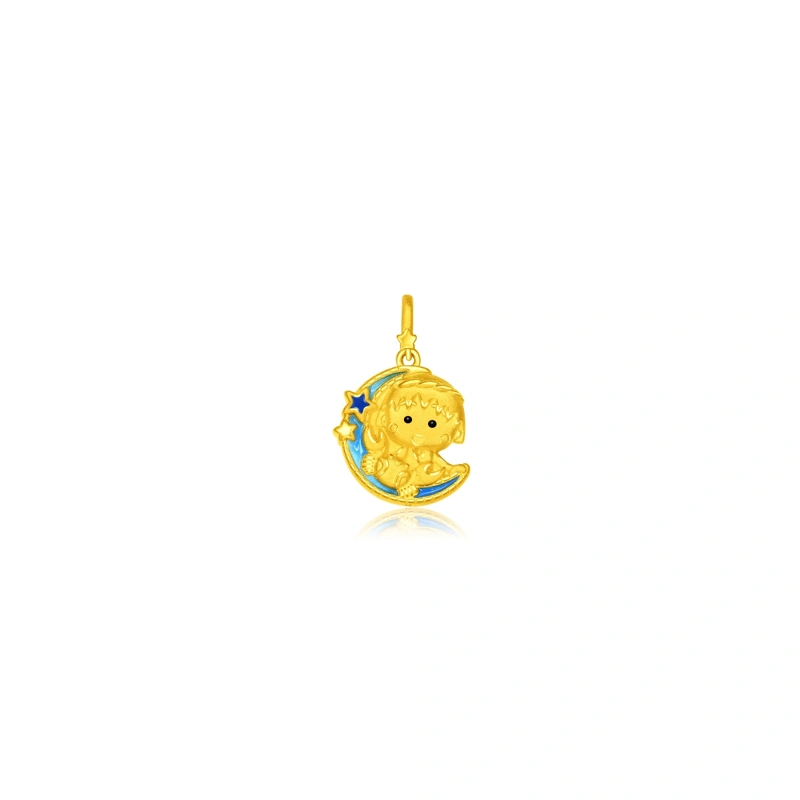 星座系列 - 巨蟹座小丸子999足金工藝精品串飾