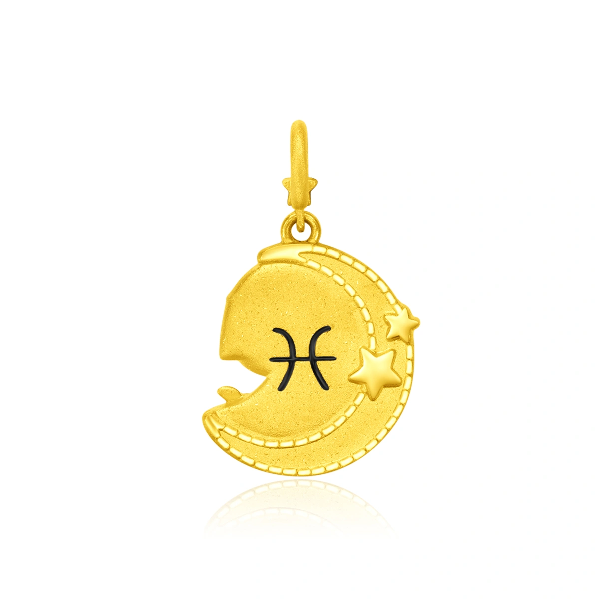 星座系列 - 雙魚座小丸子999足金工藝精品串飾