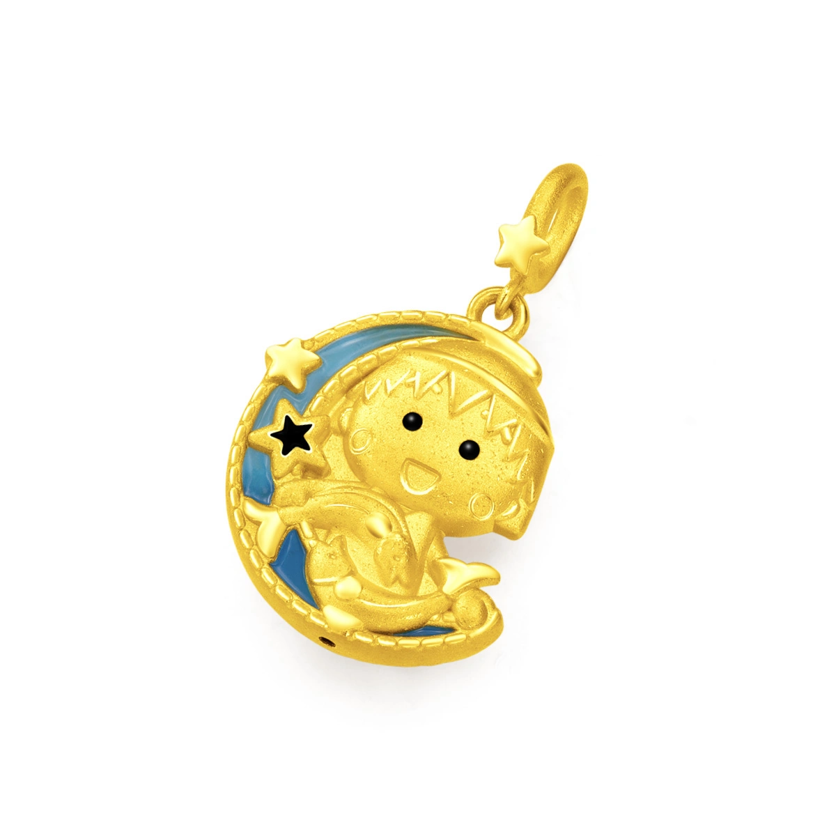 星座系列 - 雙魚座小丸子999足金工藝精品串飾