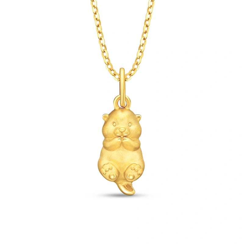 999 Gold pendant