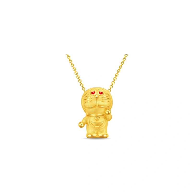 Doraemon 999 Gold pendant